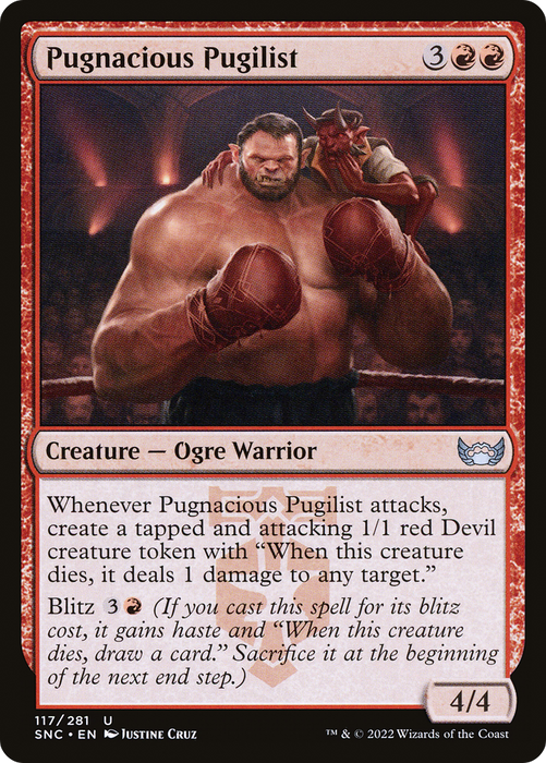Pugnacious Pugilist (SNC-117) - uncommon