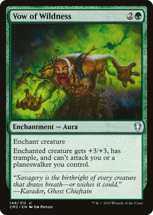 Vow of Wildness (CM2-148) - uncommon