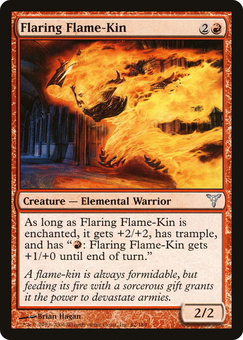 Flaring Flame-Kin (DIS-062) - uncommon