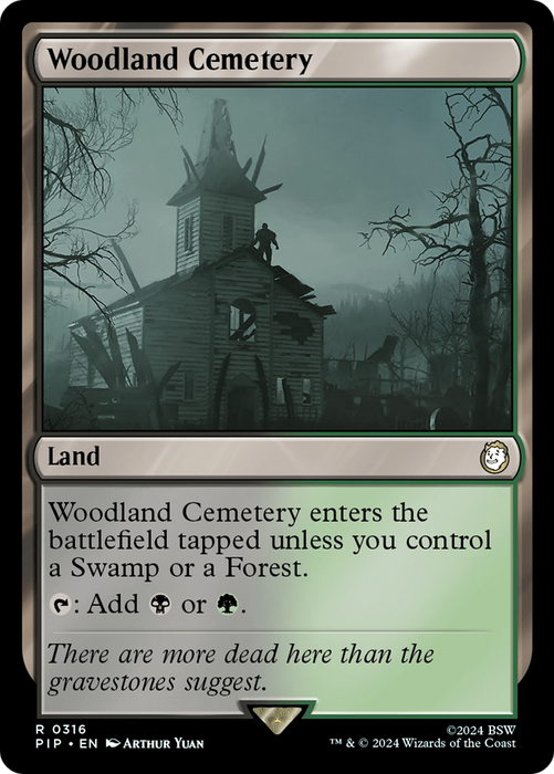 Woodland Cemetery (PIP-316) - rare - Foil