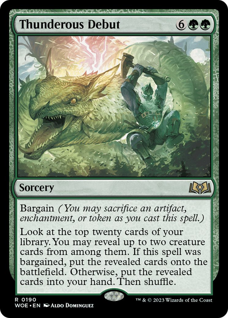 Thunderous Debut (WOE-190) - rare