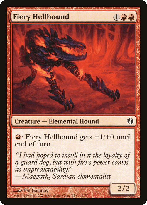 Fiery Hellhound (DDI-049) - common