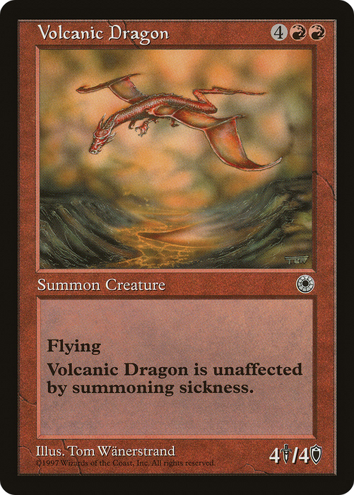 Volcanic Dragon (POR-153) - rare