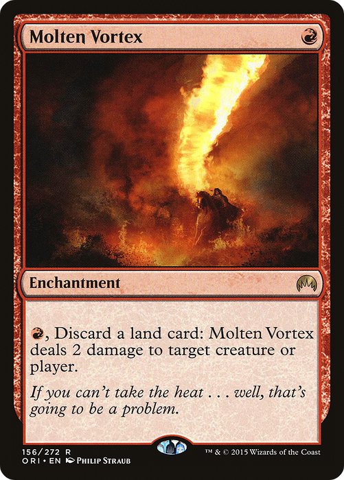Molten Vortex (ORI-156) - rare - Foil