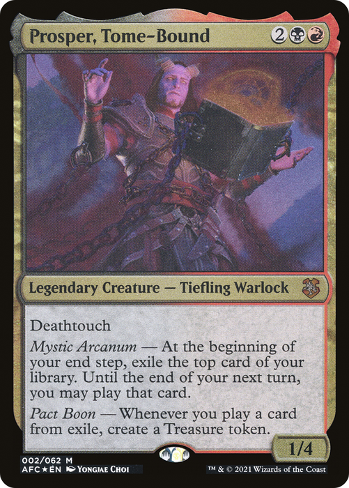 Prosper, Tome-Bound (AFC-002) - mythic - Etched Foil