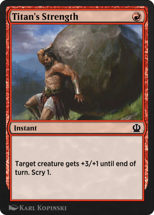 Titan's Strength (EA1-011) - common