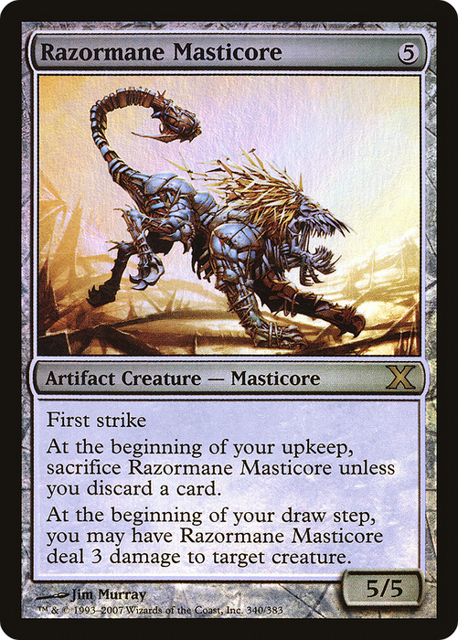 Razormane Masticore (10E-340★) - rare - Foil
