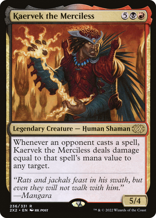 Kaervek the Merciless (2X2-236) - rare - Foil