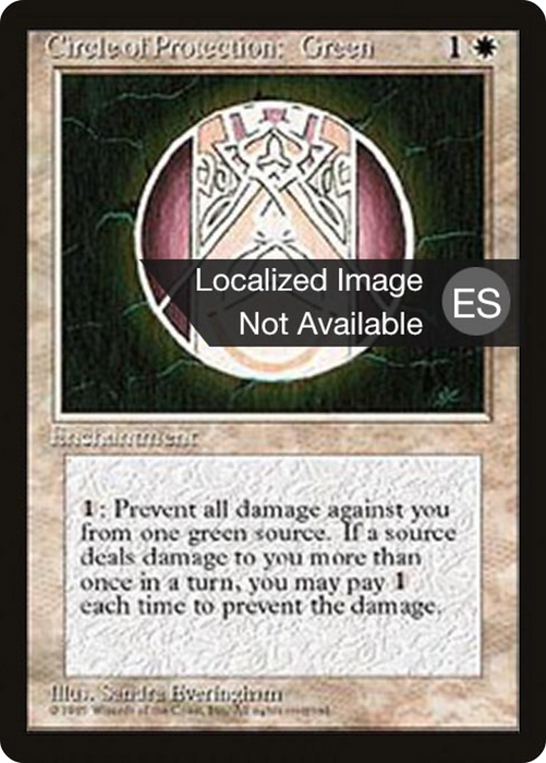 Circle of Protection: Green (4BB-016) - common