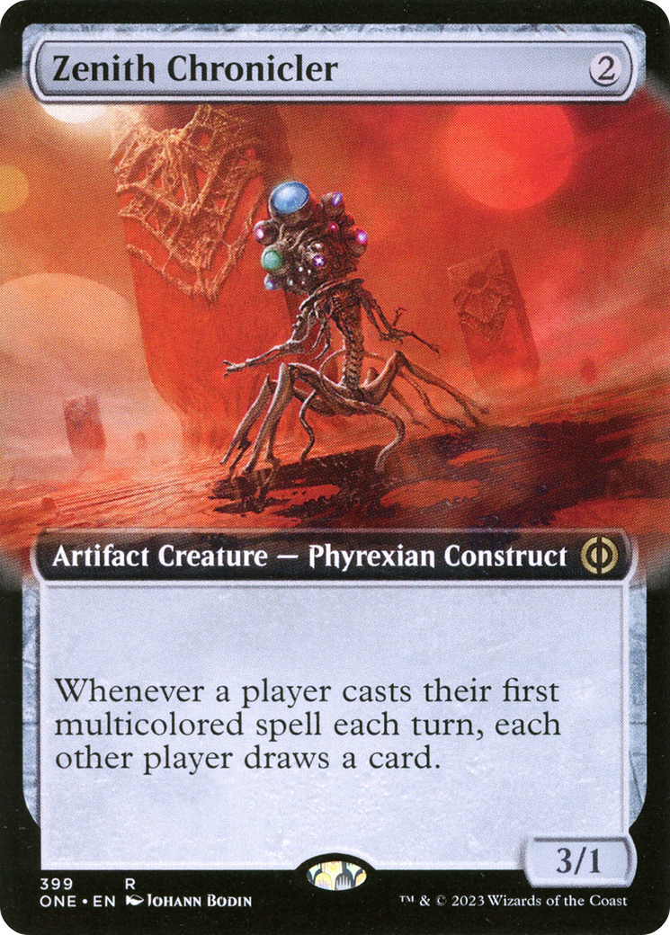 Zenith Chronicler (ONE-399) - rare: (Extended Art)