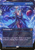 Omniscience (WOT-090) - mythic (Borderless) - Foil