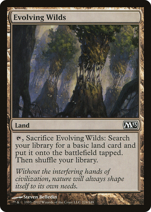 Evolving Wilds (M13-224) - common - Foil