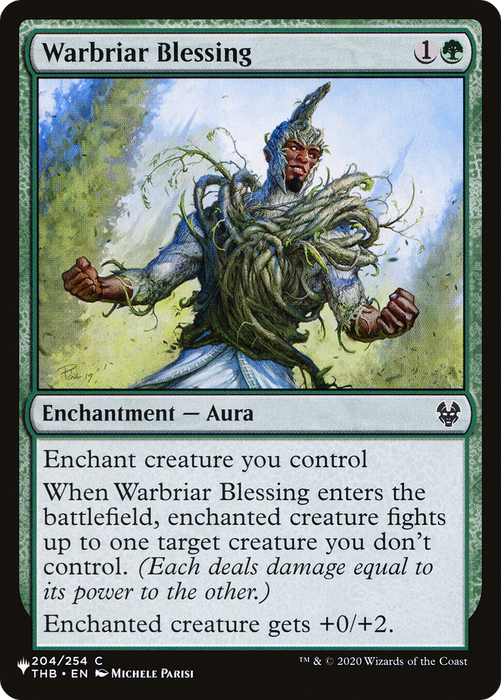Warbriar Blessing (LIST-THB-204) - common