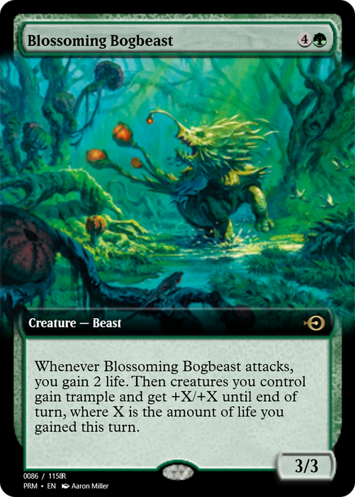 Blossoming Bogbeast (PRM-90144) - rare - Foil