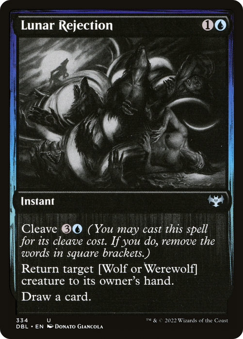 Lunar Rejection (DBL-334) - uncommon - Foil