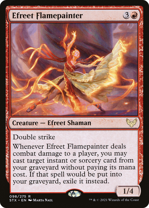 Efreet Flamepainter (STX-098) - rare