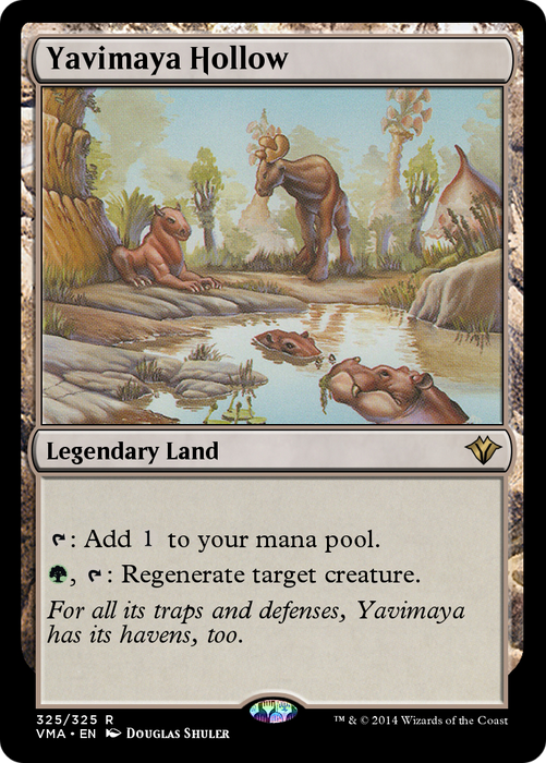 Yavimaya Hollow (VMA-325) - rare - Foil