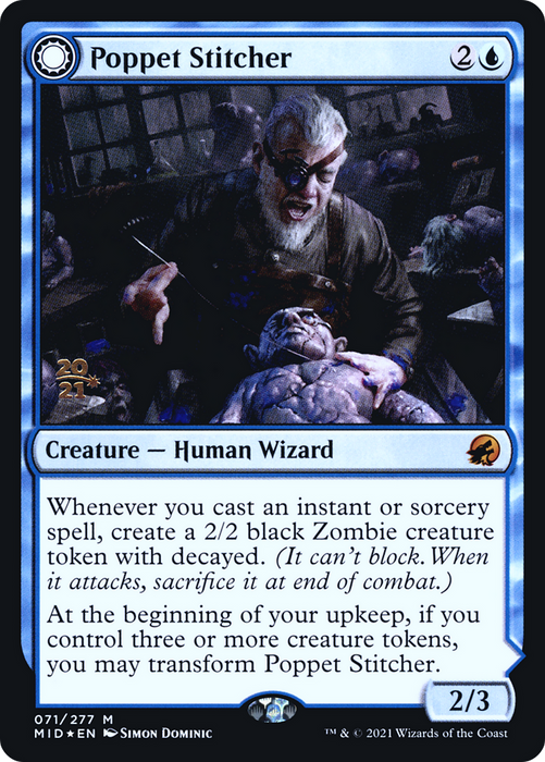 Poppet Stitcher // Poppet Factory (PRE-71S) - mythic: (Double Faced Transform) - Foil