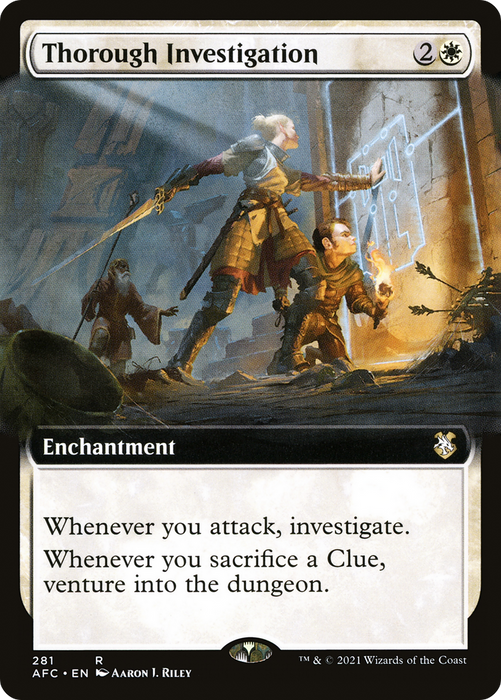 Thorough Investigation (AFC-281) - rare: (Extended Art)