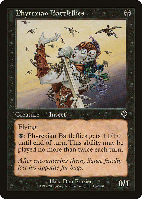 Phyrexian Battleflies (INV-114) - common - Foil