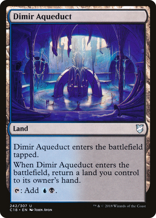 Dimir Aqueduct (C18-242) - uncommon