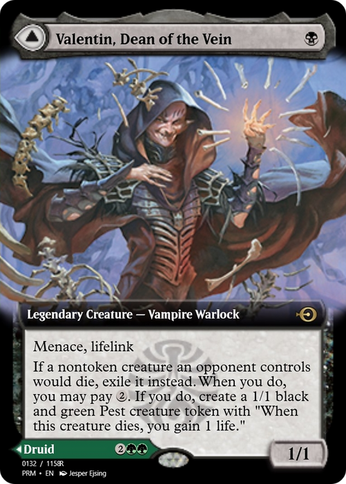 Valentin, Dean of the Vein // Lisette, Dean of the Root (PRM-90236) - rare - Foil