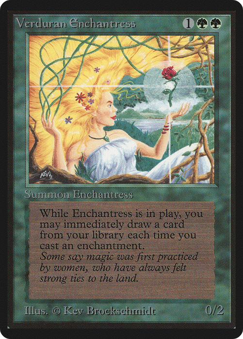 Verduran Enchantress (LEB-223) - rare
