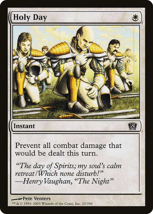 Holy Day (8ED-23★) - common - Foil