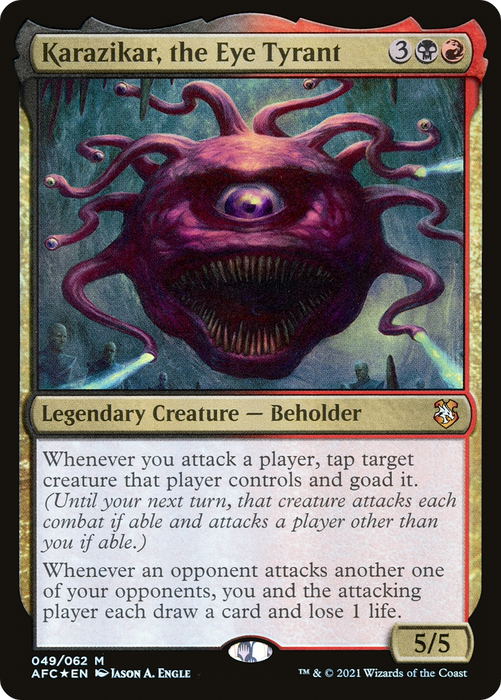 Karazikar, the Eye Tyrant (AFC-049) - mythic - Foil