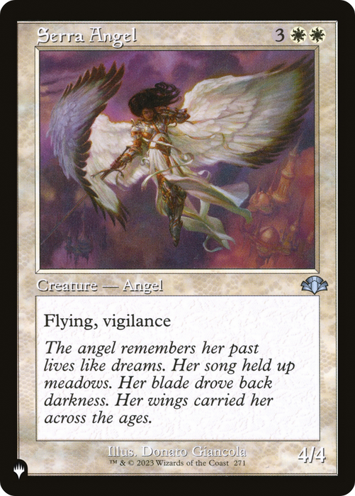 Serra Angel (LIST-DMR-25) - uncommon