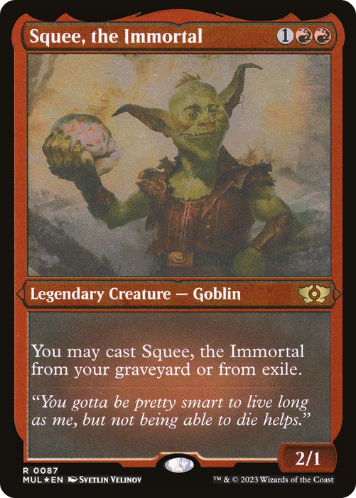 Squee, the Immortal (MUL-087) - rare - Etched Foil