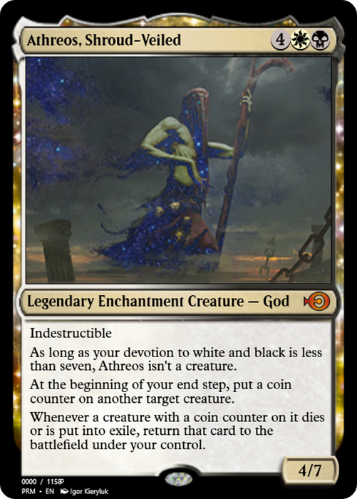 Athreos, Shroud-Veiled (PRM-79979) - mythic: (enchantment)