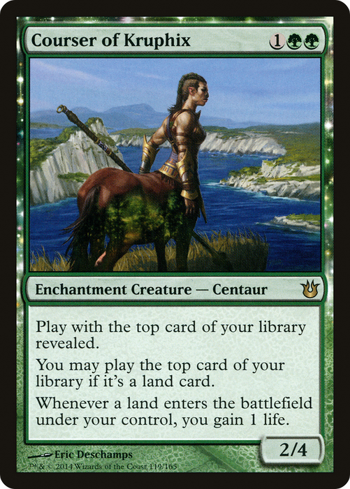 Courser of Kruphix (BNG-119) - rare: (enchantment) - Foil