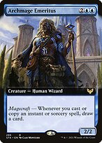 Archmage Emeritus (STX-295) - rare: (Extended Art) - Foil