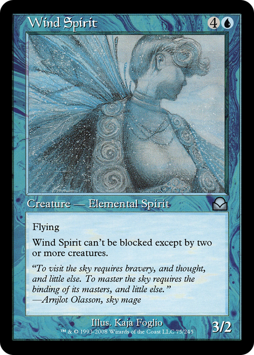 Wind Spirit (ME2-075) - uncommon - Foil