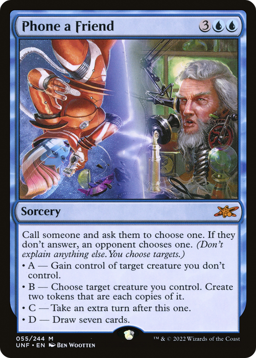 Phone a Friend (UNF-055) - mythic