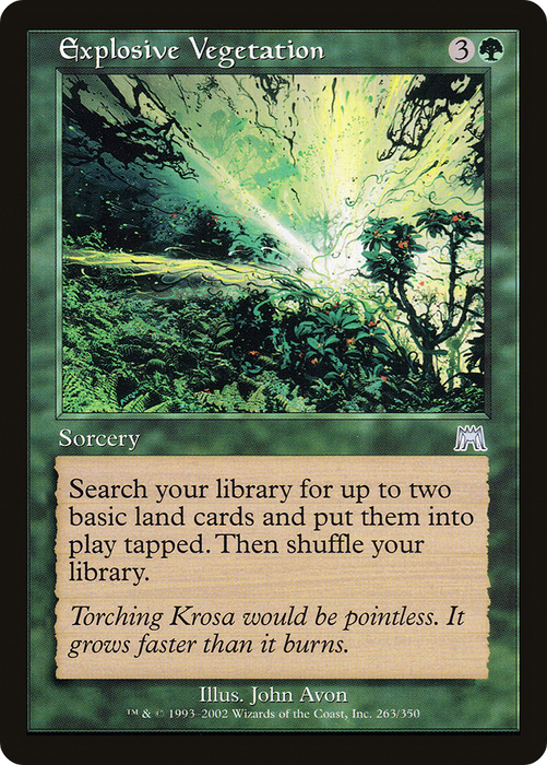 Explosive Vegetation (ONS-263) - uncommon - Foil