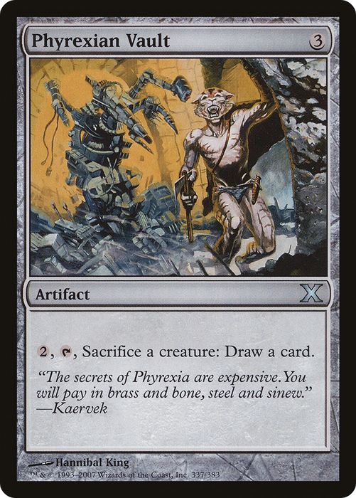Phyrexian Vault (10E-337) - uncommon