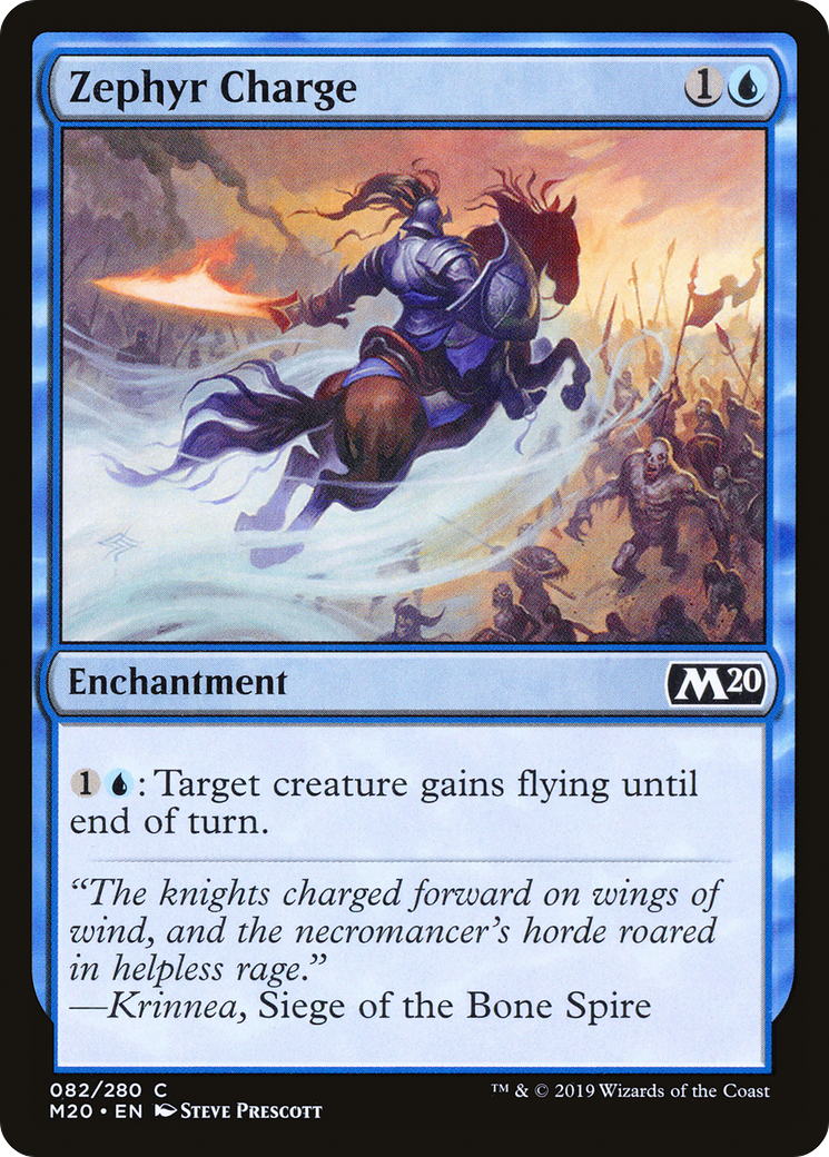Zephyr Charge (M20-082) - common - Foil