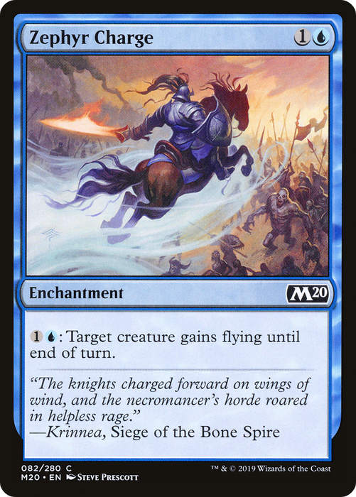 Zephyr Charge (M20-082) - common - Foil