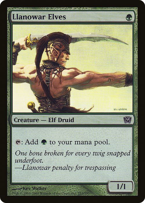 Llanowar Elves (9ED-253★) - common - Foil
