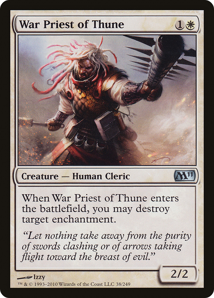 War Priest of Thune (M11-038) - uncommon
