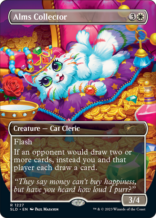 Alms Collector (SLD-1227) - rare (Borderless) - Foil