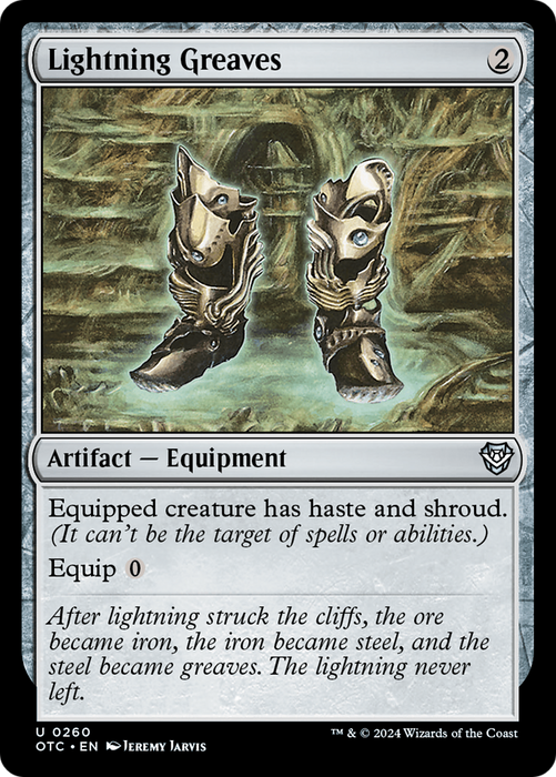 Lightning Greaves (OTC-260) - uncommon