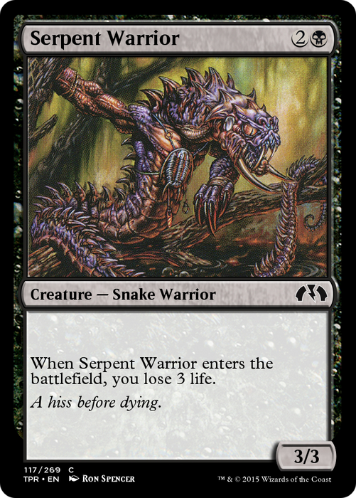 Serpent Warrior (TPR-117) - common - Foil