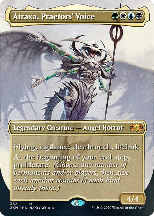 Atraxa, Praetors' Voice (2XM-353) - mythic (Borderless)
