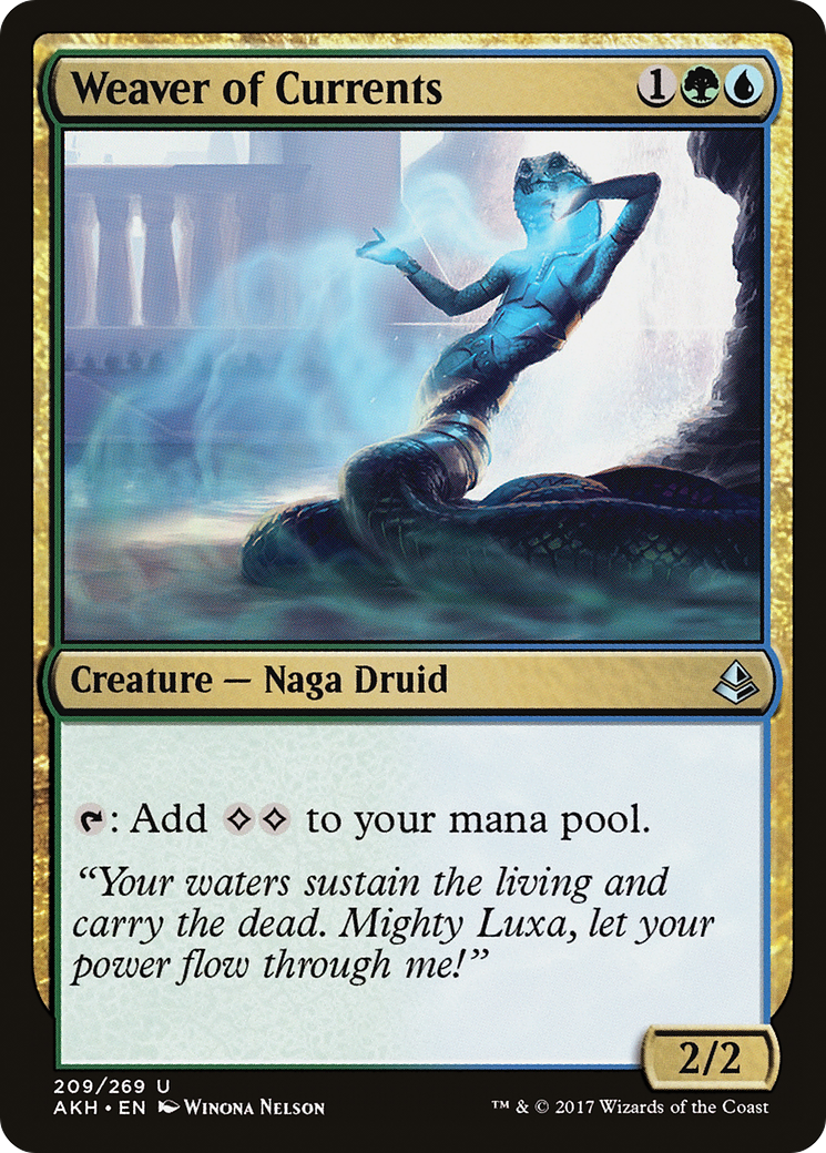Weaver of Currents (AKH-209) - uncommon - Foil