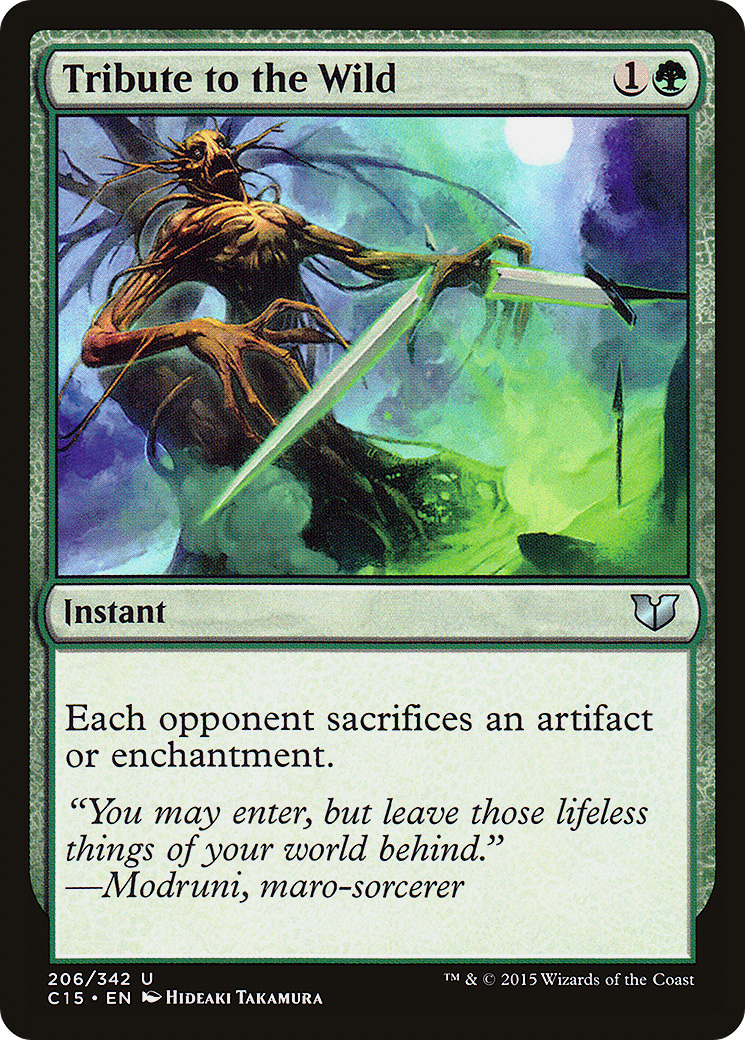 Tribute to the Wild (C15-206) - uncommon