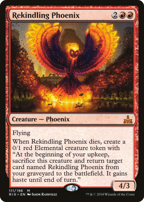 Rekindling Phoenix (RIX-111) - mythic