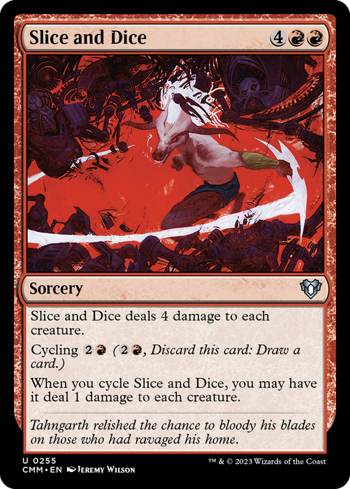 Slice and Dice (CMM-255) - uncommon - Foil